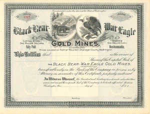 Black Bear-War Eagle Gold Mines, Incorporated